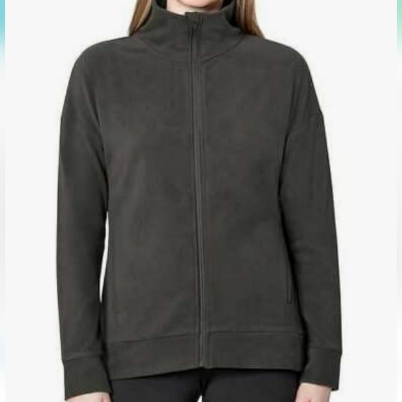 Mondetta Cozy Full Zip Jacket Medium-Burnt Olive - Picture 1 of 13